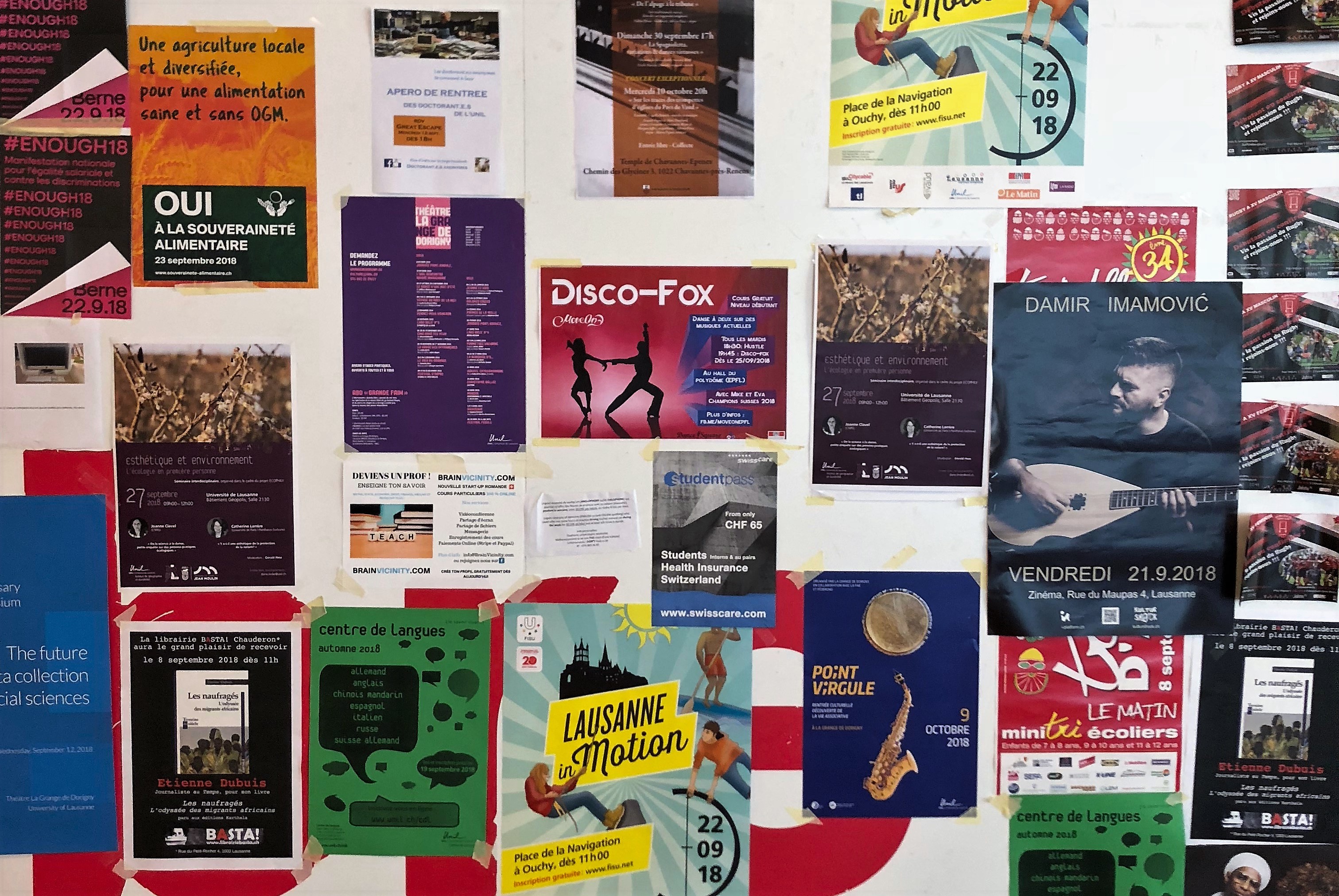 Posters at Lausanne