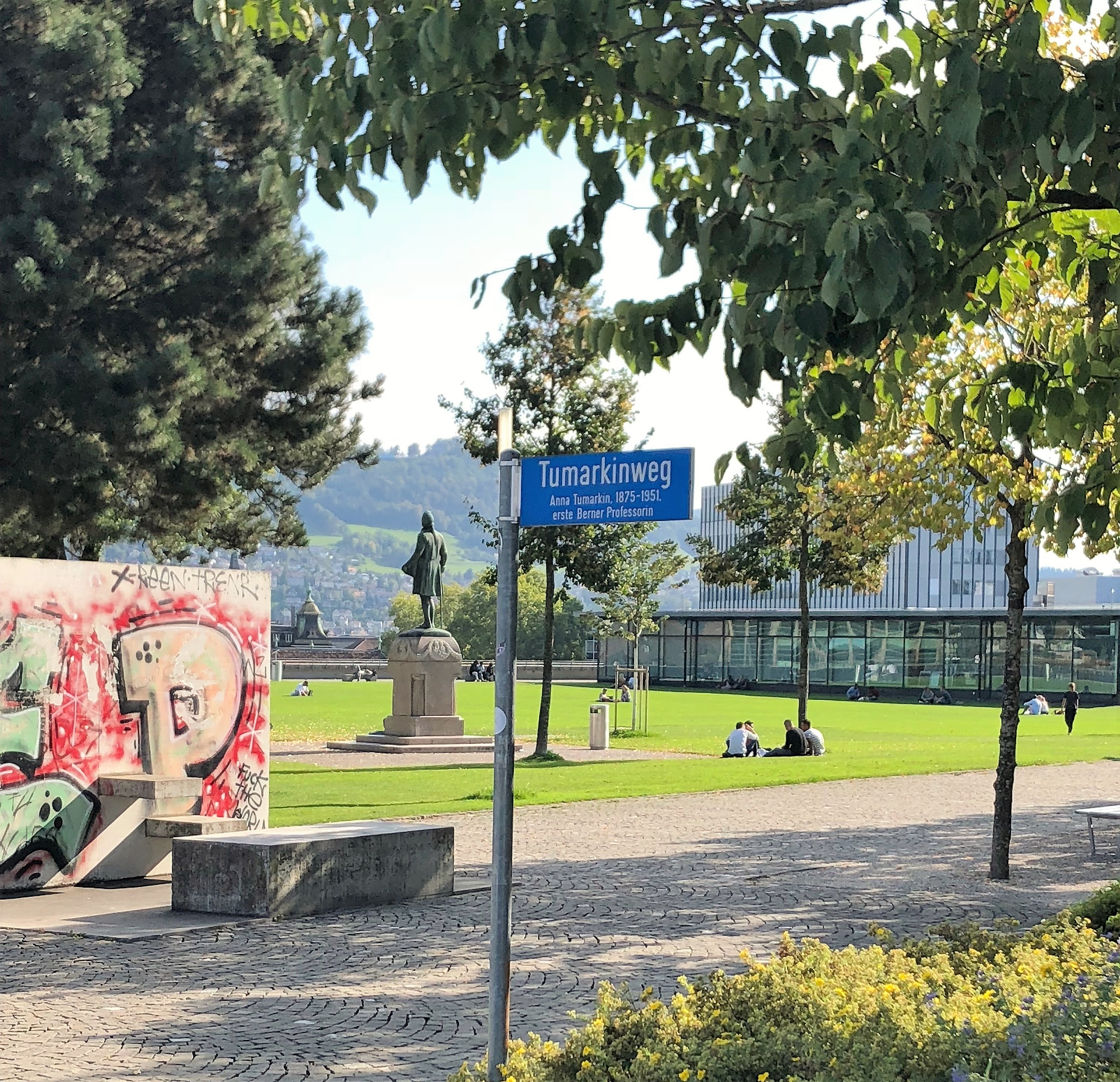 A street named after Anna Tumarkin: https://en.wikipedia.org/wiki/Anna_Tumarkin